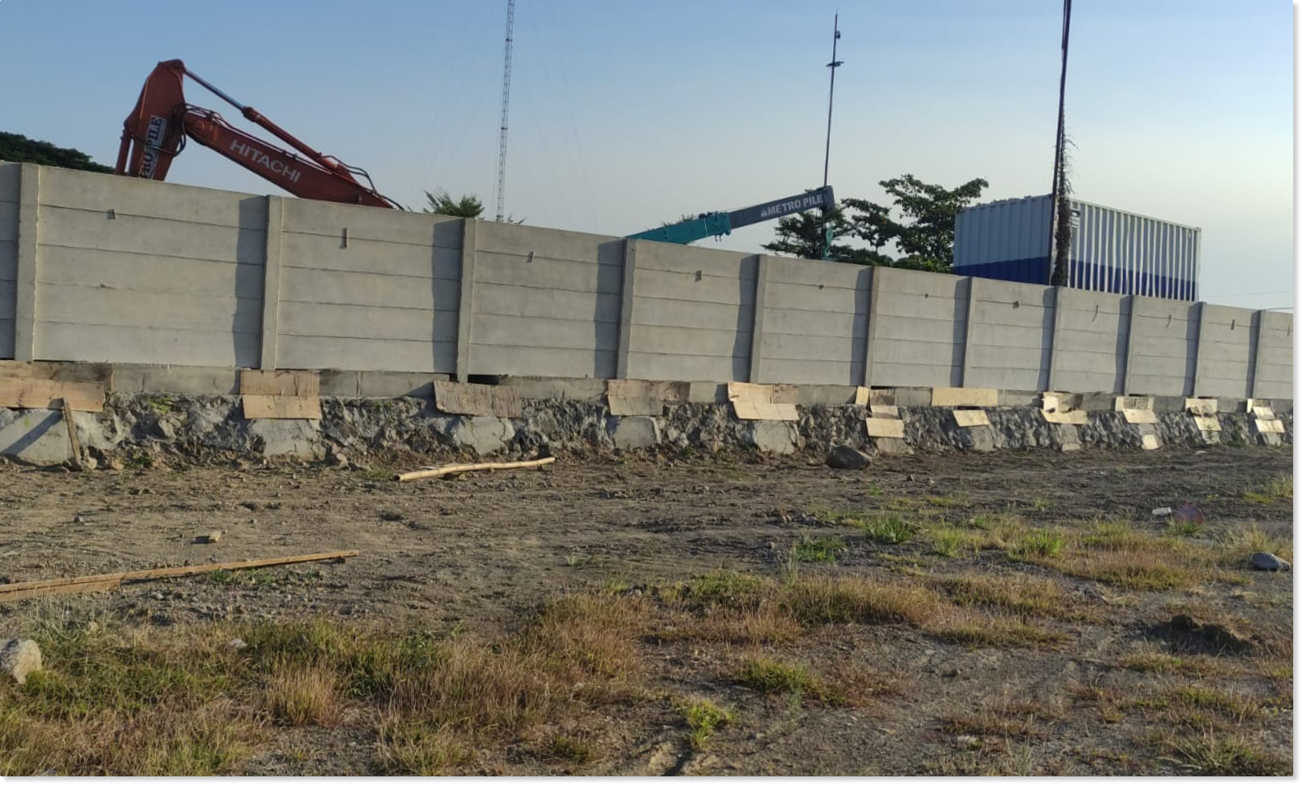 Perataan Tanah & Dinding Penahan - Krian Sidoarjo — dokumentasi 1