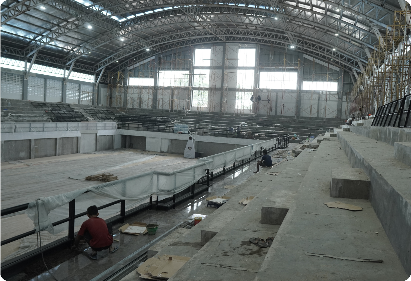 Renovasi Gor Basket Universitas Negeri Surabaya (arsitektur & Mep) — dokumentasi 4