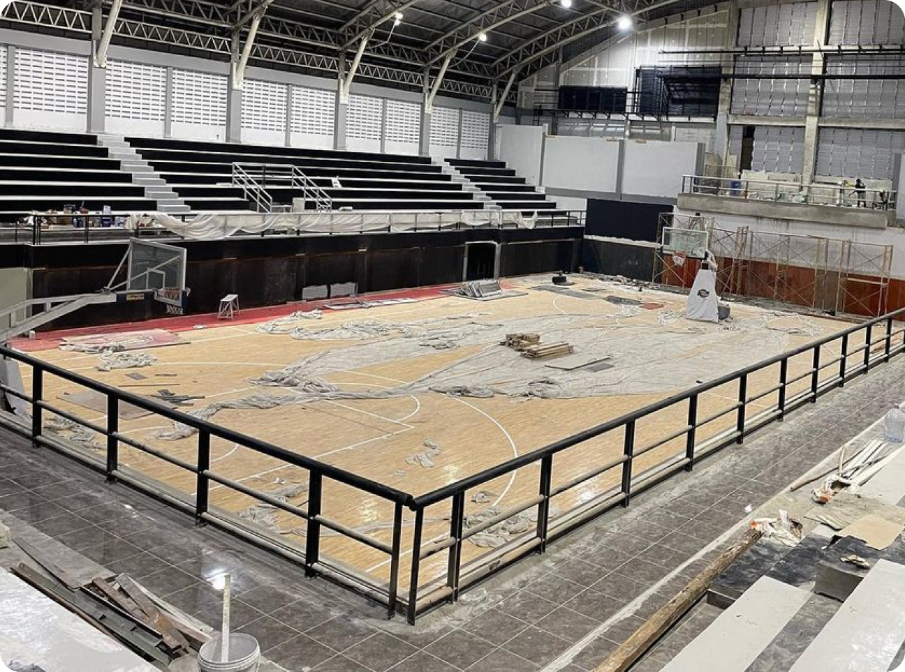 Renovasi Gor Basket Universitas Negeri Surabaya (arsitektur & Mep) — dokumentasi 5