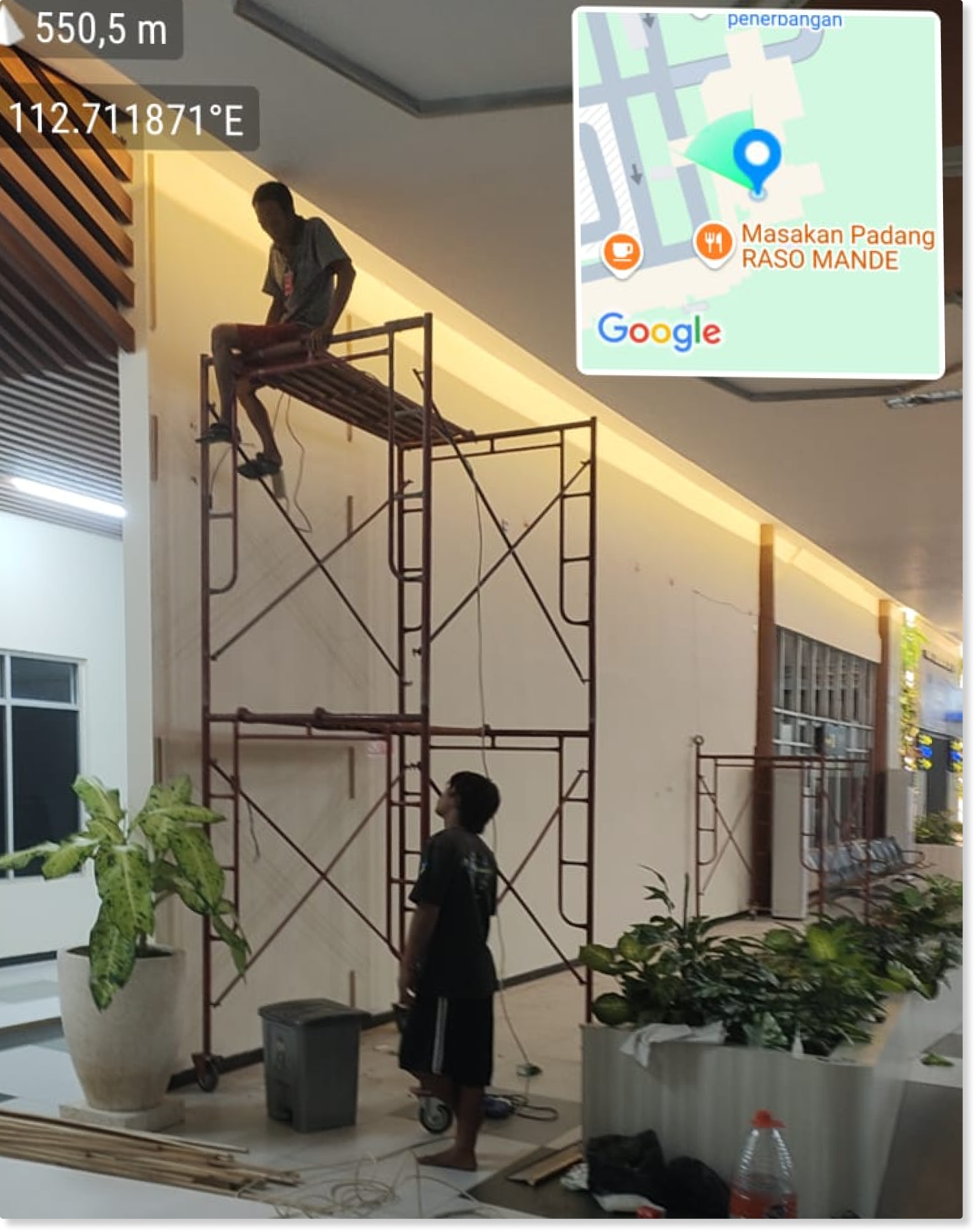 Renovasi Terminal Kedatangan Bandara Udara Abdul Rachman Saleh — dokumentasi 4