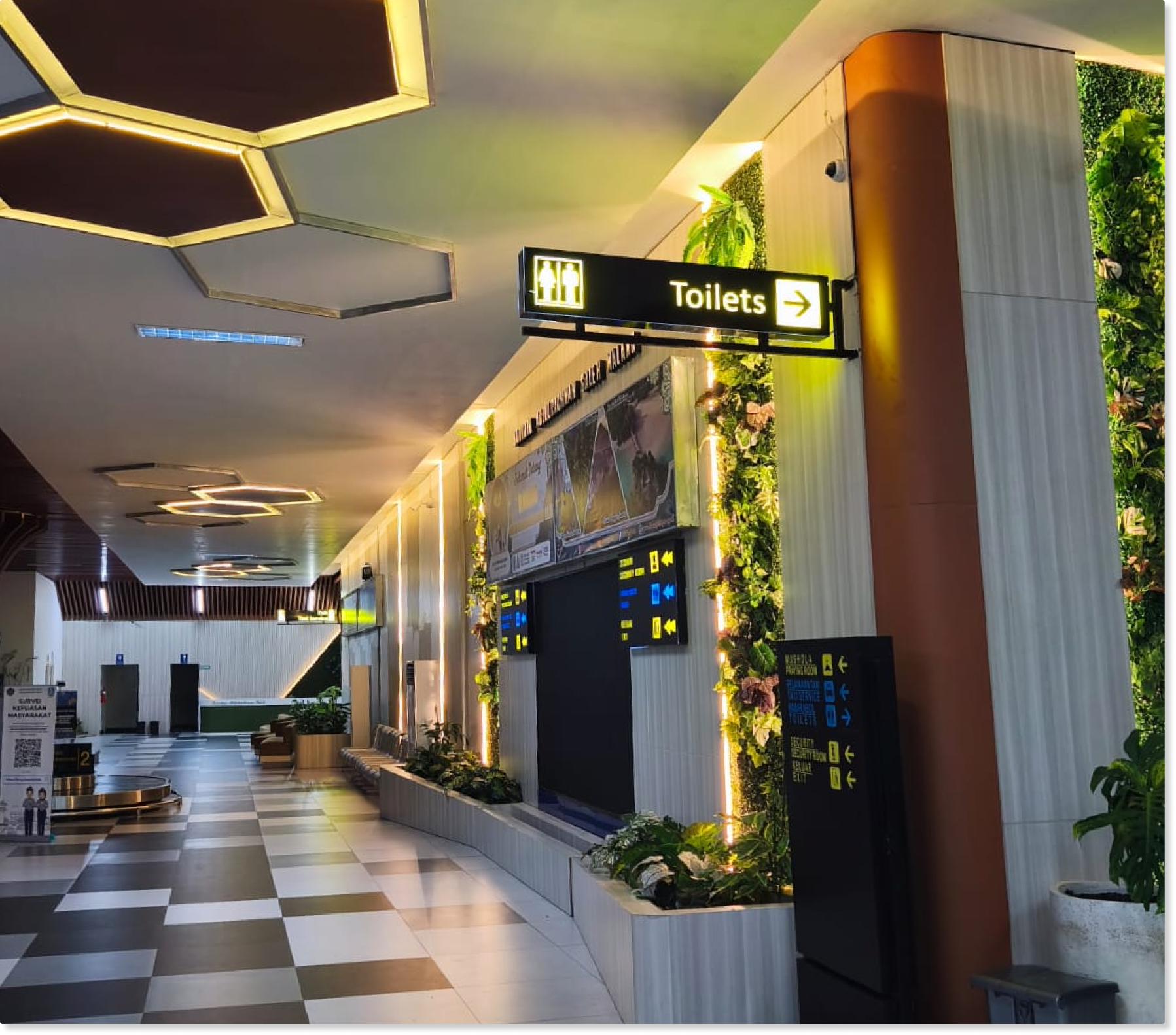 Renovasi Terminal Kedatangan Bandara Udara Abdul Rachman Saleh — dokumentasi 18