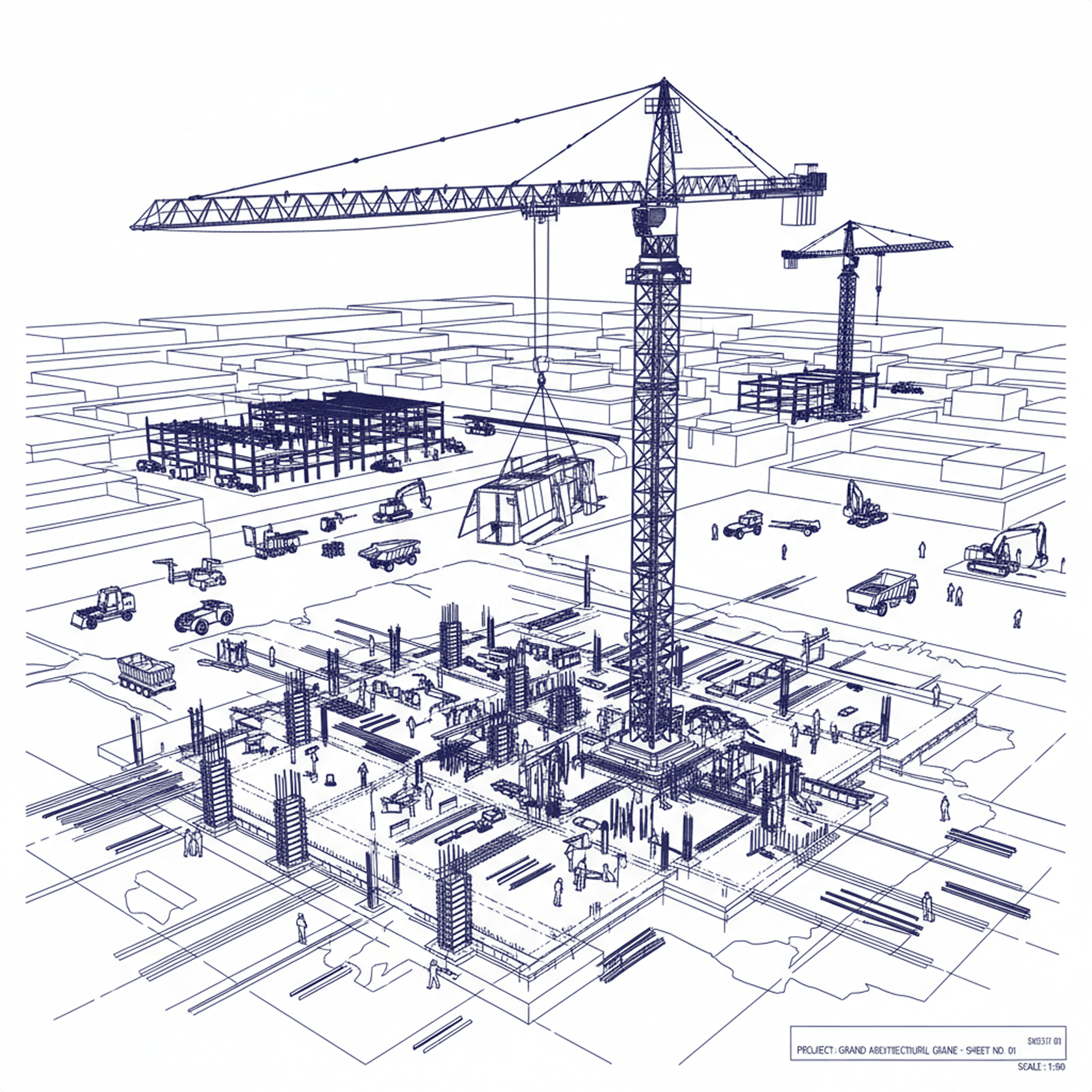 Proyek struktur bangunan Sutanto Construction