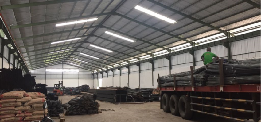 Proyek Gudang Logistik Distributor Besi